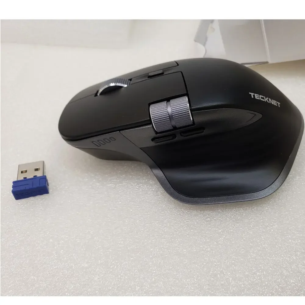 TECKNET Ergonomic Rechargeable Wireless Mouse (Model: TK-MS029)